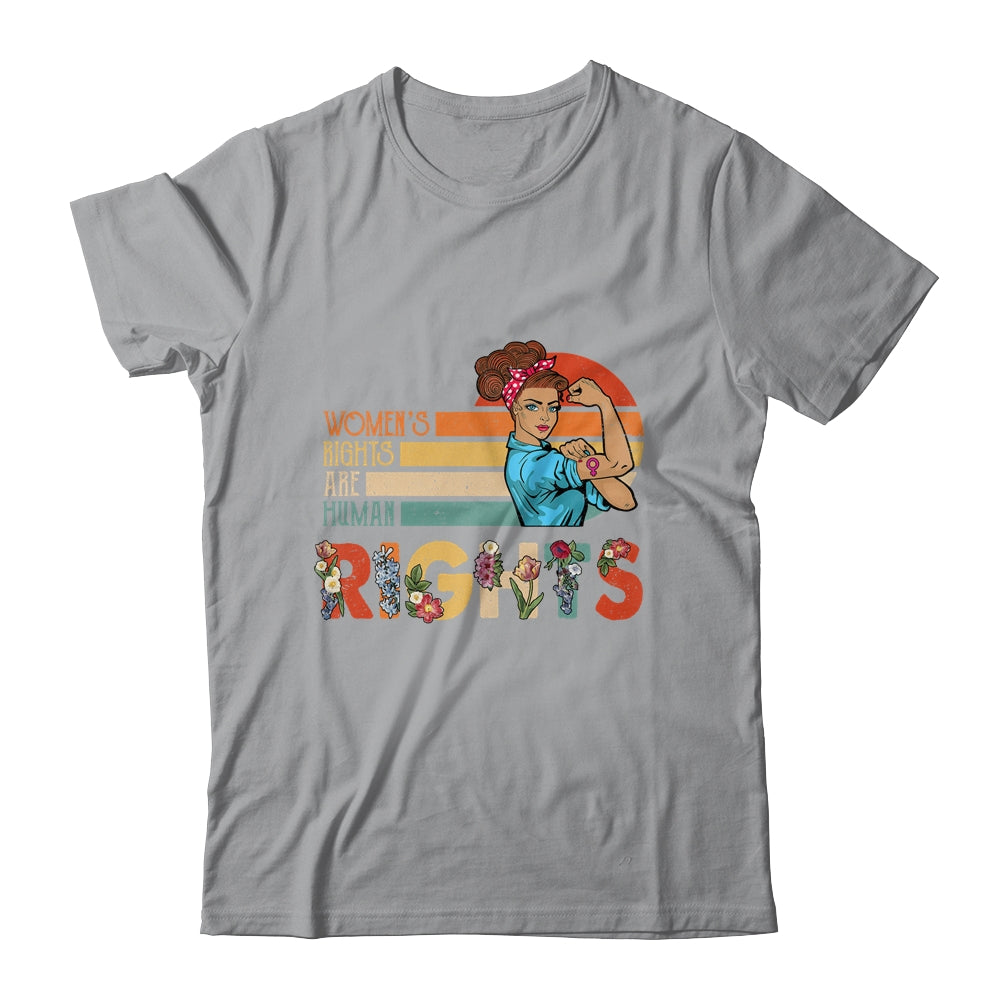 Protect Feminist Women's Rights Are Human Rights Feminism Shirt & Tank Top | teecentury