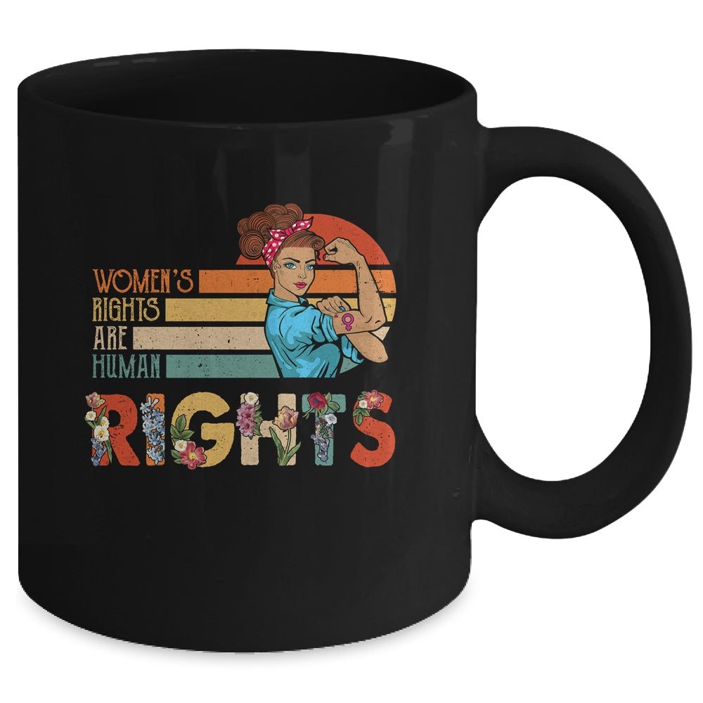 Protect Feminist Women's Rights Are Human Rights Feminism Mug | teecentury