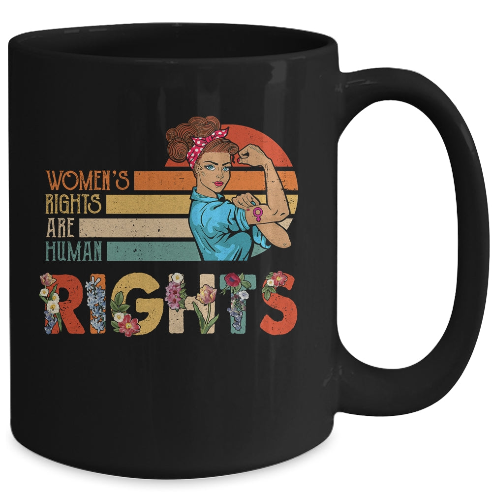 Protect Feminist Women's Rights Are Human Rights Feminism Mug | teecentury