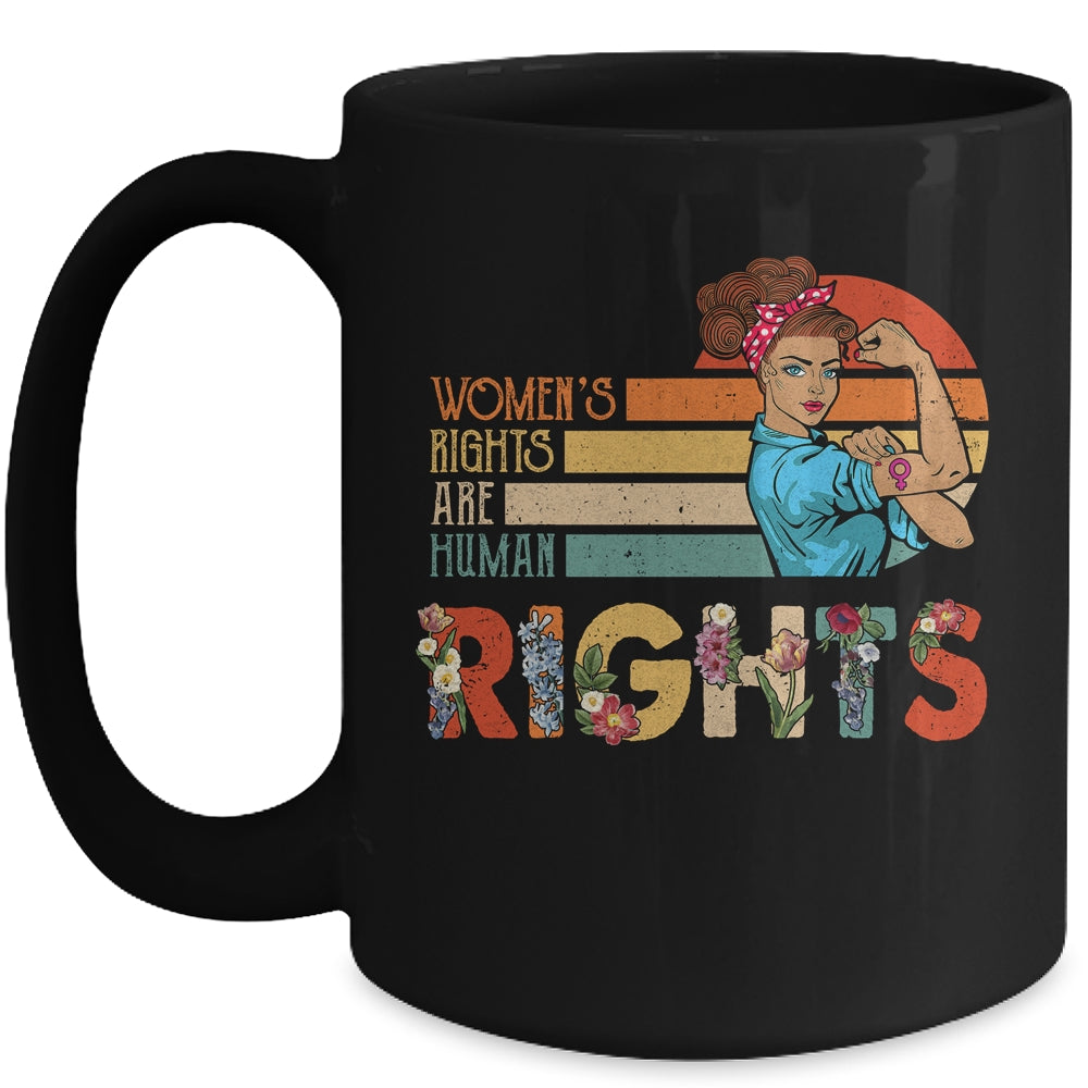 Protect Feminist Women's Rights Are Human Rights Feminism Mug | teecentury