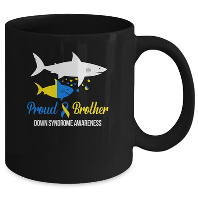 Proud Brother World Down Syndrome Awareness Day Shark T21 Mug | teecentury