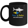 Proud Brother World Down Syndrome Awareness Day Shark T21 Mug | teecentury