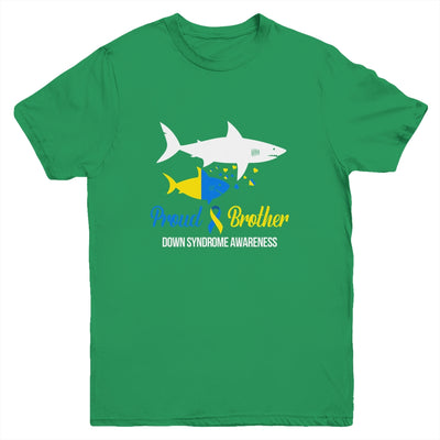 Proud Brother World Down Syndrome Awareness Day Shark T21 Youth Shirt | teecentury