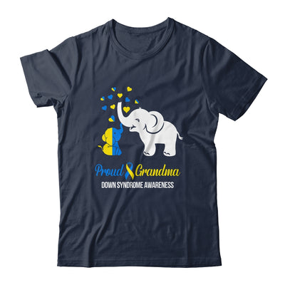 Proud Grandma World Down Syndrome Awareness Day Elephant T21 Shirt & Hoodie | teecentury