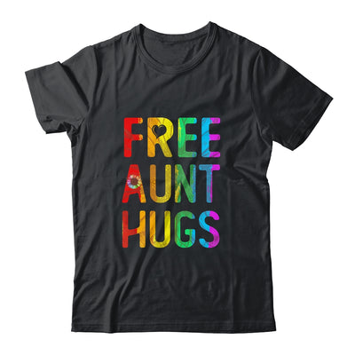 Proud LGBT Free Aunt Hugs LGBT Sunflower LGBT Gay Pride Shirt & Tank Top | teecentury