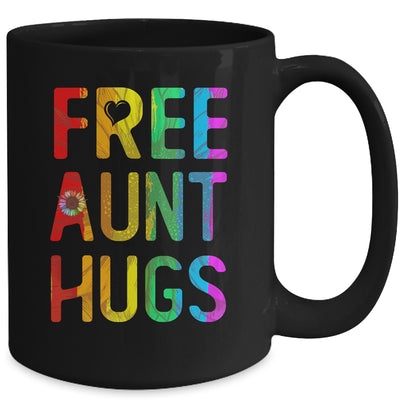 Proud LGBT Free Aunt Hugs LGBT Sunflower LGBT Gay Pride Mug | teecentury