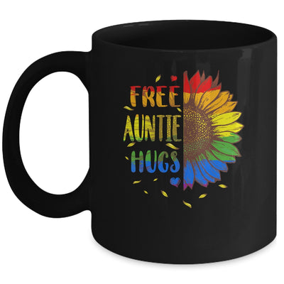 Proud LGBT Free Auntie Hugs LGBT Costume LGBT Gay Pride Mug | teecentury