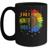 Proud LGBT Free Auntie Hugs LGBT Costume LGBT Gay Pride Mug | teecentury