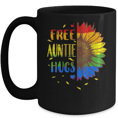 Proud LGBT Free Auntie Hugs LGBT Costume LGBT Gay Pride Mug | teecentury