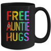 Proud LGBT Free Auntie Hugs LGBT Sunflower LGBT Gay Pride Mug | teecentury