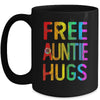 Proud LGBT Free Auntie Hugs LGBT Sunflower LGBT Gay Pride Mug | teecentury