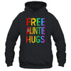 Proud LGBT Free Auntie Hugs LGBT Sunflower LGBT Gay Pride Shirt & Tank Top | teecentury