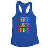 Proud LGBT Free Auntie Hugs LGBT Sunflower LGBT Gay Pride Shirt & Tank Top | teecentury