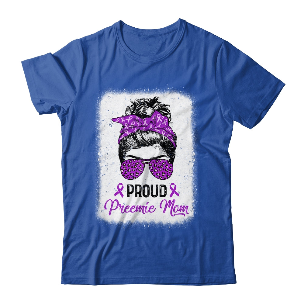 Proud Preemie Mom Messy Bun Prematurity Awareness T-Shirt & Hoodie | Teecentury.com