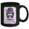 Proud Preemie Mom Messy Bun Prematurity Awareness Mug Coffee Mug | Teecentury.com