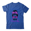 Proud Preemie Mom Messy Bun Women Prematurity Awareness T-Shirt & Hoodie | Teecentury.com