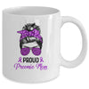 Proud Preemie Mom Messy Bun Women Prematurity Awareness Mug Coffee Mug | Teecentury.com