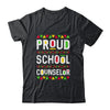Proud School Counselor Africa Pride Black History Month T-Shirt & Hoodie | Teecentury.com