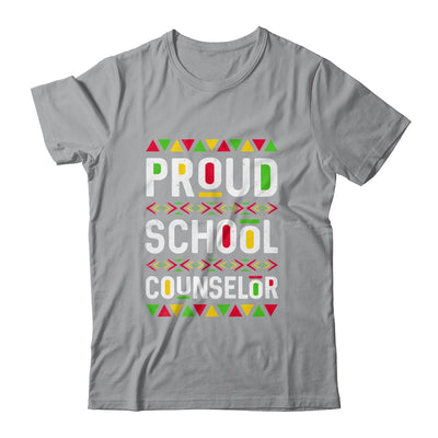 Proud School Counselor Africa Pride Black History Month T-Shirt & Hoodie | Teecentury.com