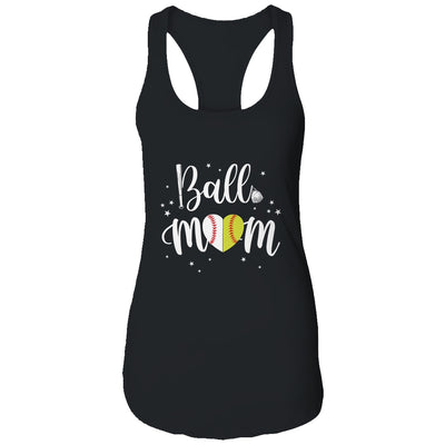 Proud Softball Baseball Mom Ball Mother Day T-Shirt & Tank Top | Teecentury.com