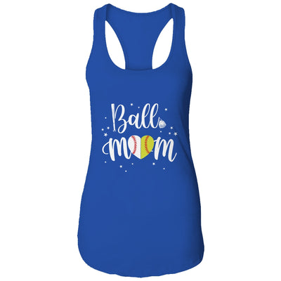 Proud Softball Baseball Mom Ball Mother Day T-Shirt & Tank Top | Teecentury.com