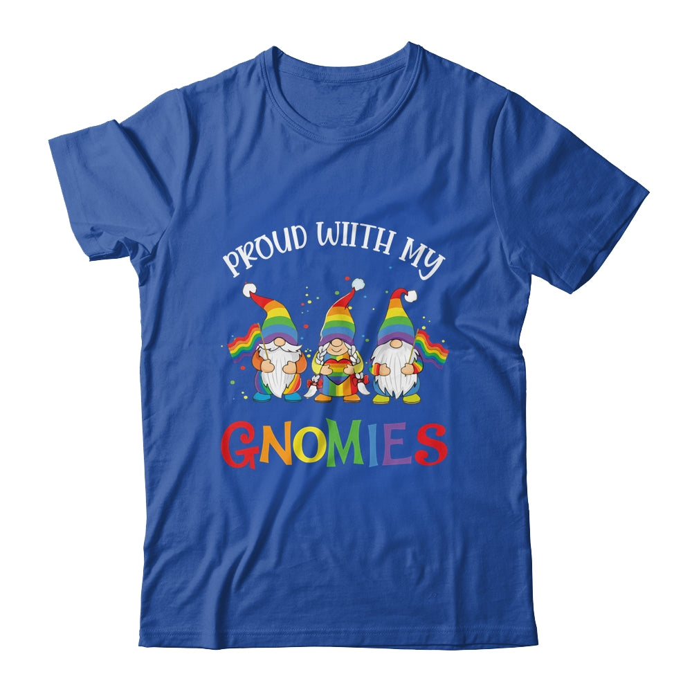 Proud With My Gnomies LGBTQ Gnomes Gay Pride Shirt & Tank Top | teecentury