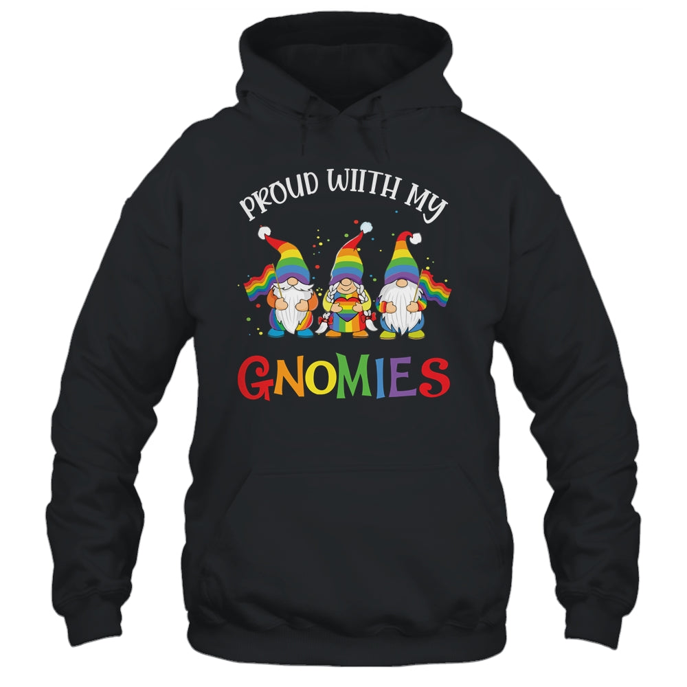 Proud With My Gnomies LGBTQ Gnomes Gay Pride Shirt & Tank Top | teecentury