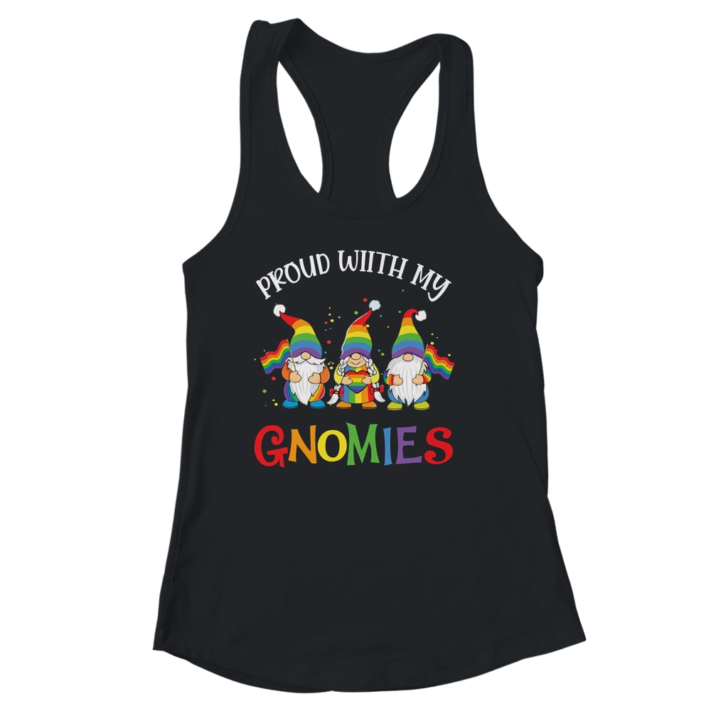 Proud With My Gnomies LGBTQ Gnomes Gay Pride Shirt & Tank Top | teecentury