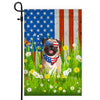 Pug American USA Flag 4th of July Dog Lover On Independence Day | teecentury