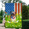 Pug American USA Flag 4th of July Dog Lover On Independence Day | teecentury