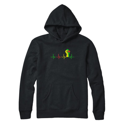 Black Pride Power Fist Heartbeat Strong Together T-Shirt & Hoodie | Teecentury.com