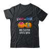 Pumpkin Gender Reveal Pink Or Blue Big Sister Loves You T-Shirt & Hoodie | Teecentury.com