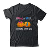 Pumpkin Gender Reveal Pink Or Blue Grandma Loves You T-Shirt & Hoodie | Teecentury.com