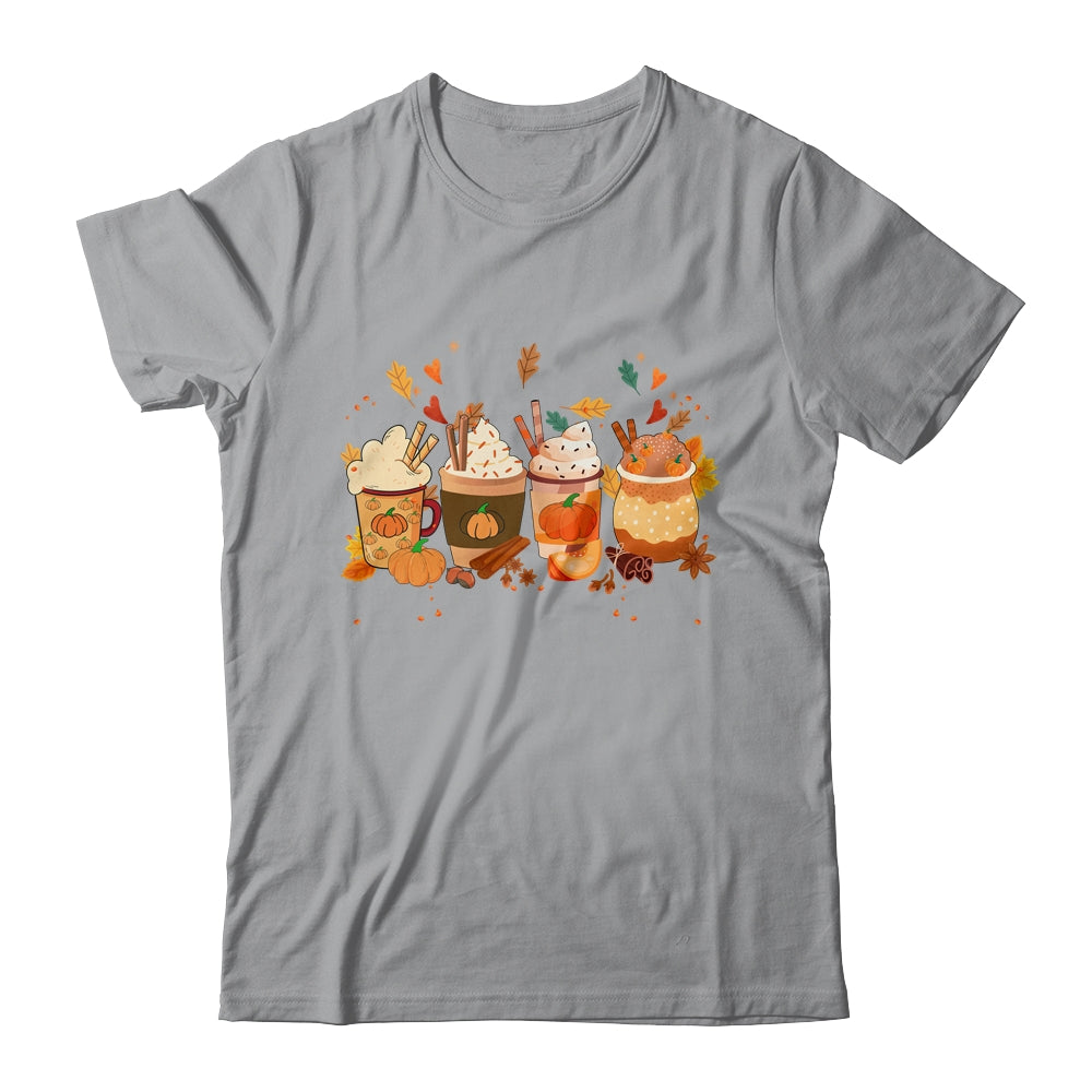 Pumpkin Spice Latte Fall Coffee Pumpkin Spice Thanksgiving Shirt & Tank Top | teecentury