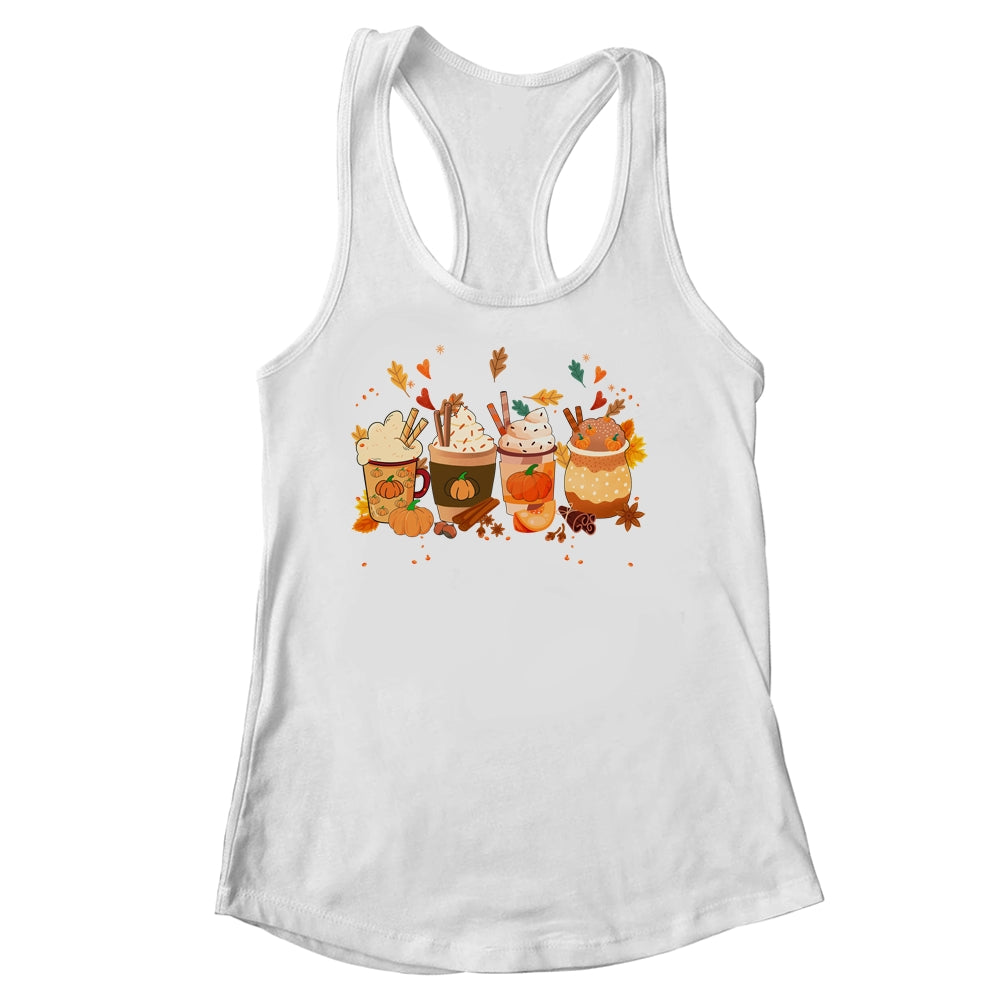 Pumpkin Spice Latte Fall Coffee Pumpkin Spice Thanksgiving Shirt & Tank Top | teecentury