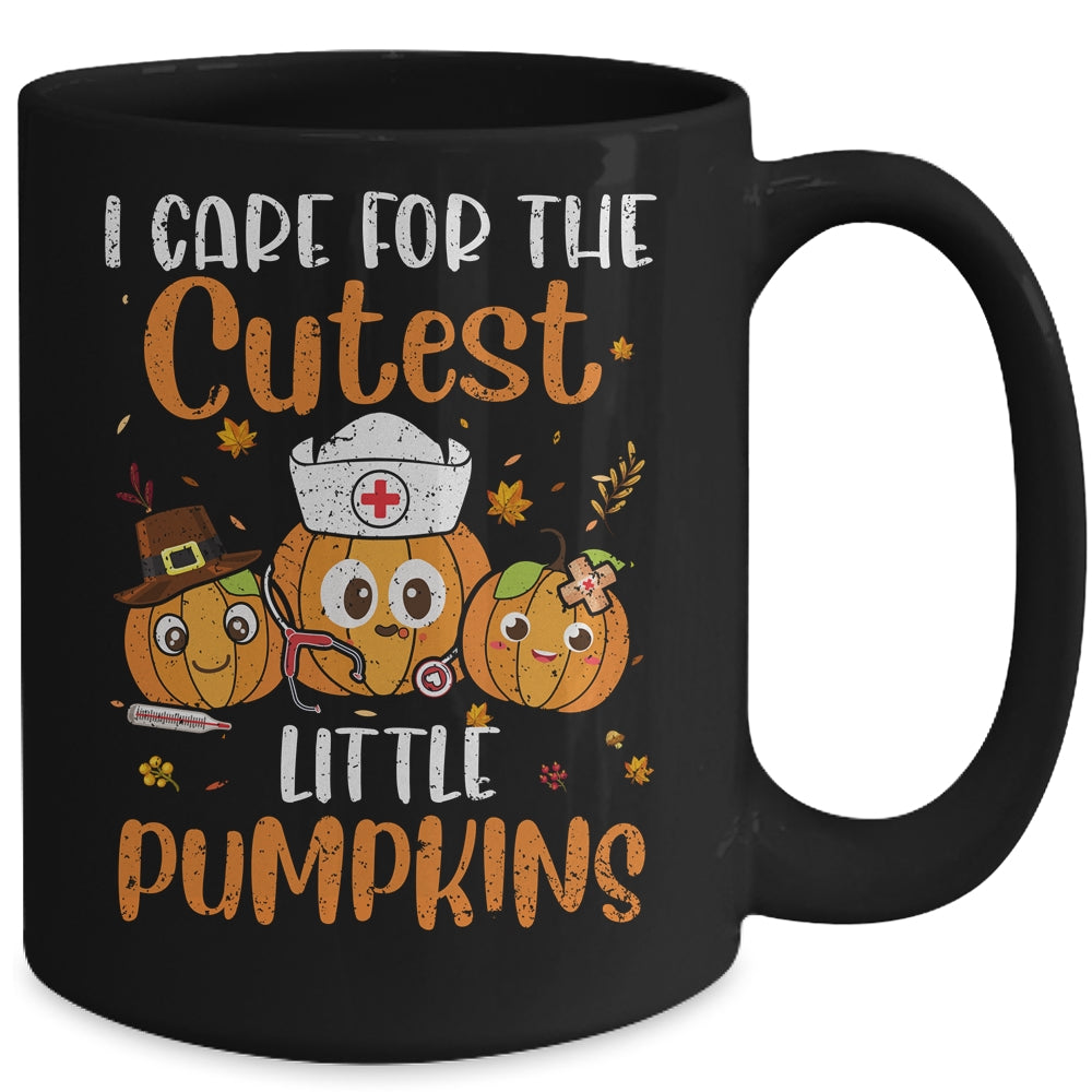 Pumpkins Nurse Halloween Scrub Top Fall Thanksgiving Women Mug | teecentury