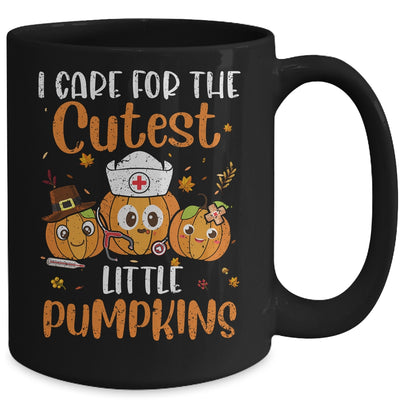 Pumpkins Nurse Halloween Scrub Top Fall Thanksgiving Women Mug | teecentury