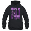 Purple Up For Military Child Month Dandelion Flag Shirt & Hoodie | teecentury