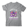 Purple Up For Military Kids In Month Of Military Child Gnome Shirt & Hoodie | teecentury