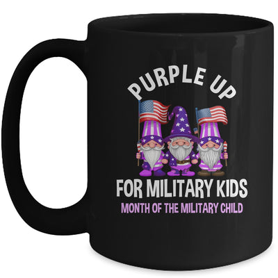 Purple Up For Military Kids In Month Of Military Child Gnome Mug | teecentury