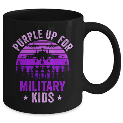 Purple Up For Military Kids Military Child Month Kids Mug | teecentury