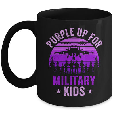 Purple Up For Military Kids Military Child Month Kids Mug | teecentury