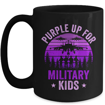 Purple Up For Military Kids Military Child Month Kids Mug | teecentury