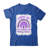 Purple Up For Military Kids Military Child Month Rainbow Shirt & Hoodie | teecentury