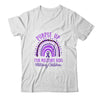 Purple Up For Military Kids Military Child Month Rainbow Shirt & Hoodie | teecentury