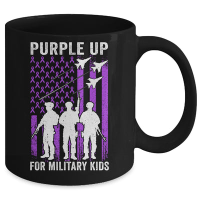 Purple Up For Military Kids Month Of The Military Child Mug | teecentury