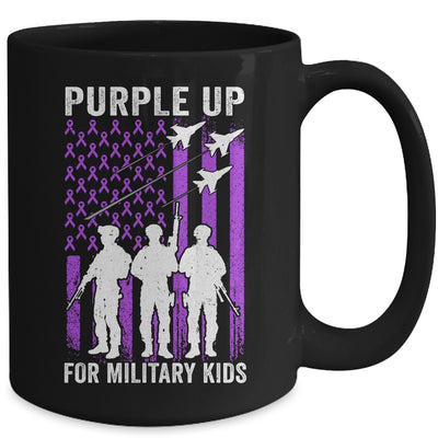 Purple Up For Military Kids Month Of The Military Child Mug | teecentury