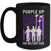 Purple Up For Military Kids Month Of The Military Child Mug | teecentury