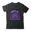 Purple Up For Military Kids Rainbow Military Child Month Shirt & Hoodie | teecentury