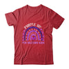 Purple Up For Military Kids Rainbow Military Child Month Shirt & Hoodie | teecentury